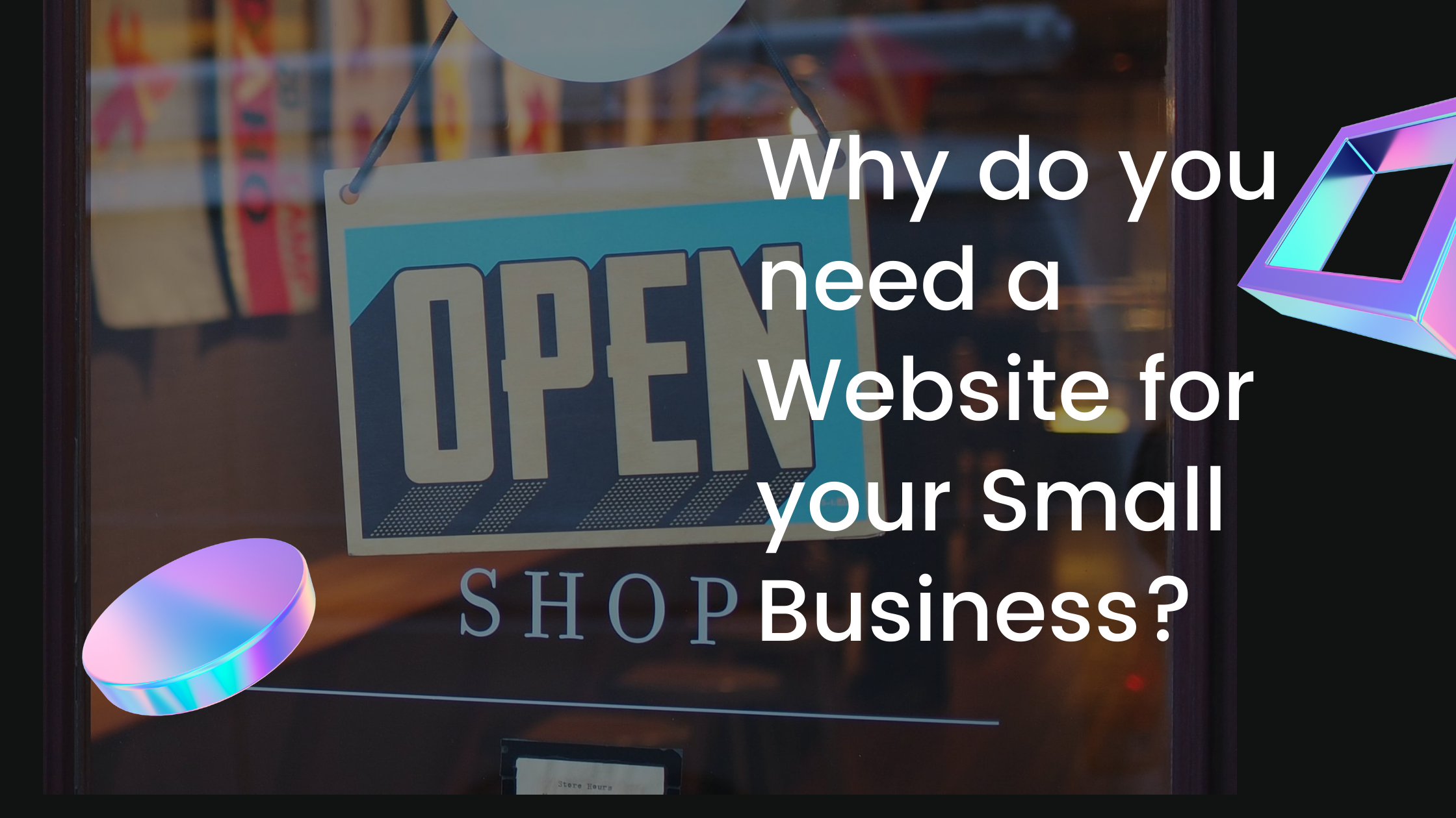 Why do you need a Website for your Small Business?